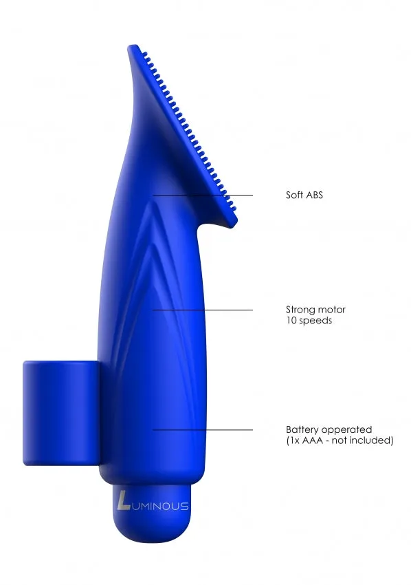 Luminous ABS Bullet With Silicone Sleeve 10Speeds Thea Royal Blue Shots Toys Female Sex Toys