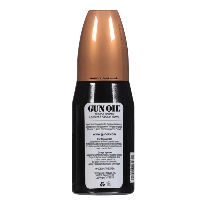 Empowered Products Sexual Health Wellbeing Gun Oil Silicone Lubricant 237ml