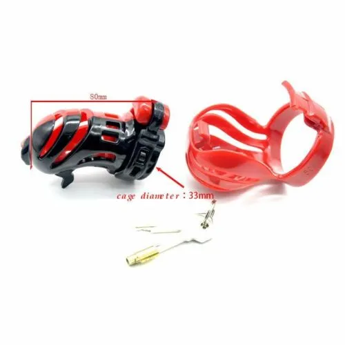 Male Sex Toys Imprison Bird Prison Bird A390 BDSM Male Chastity Penis Cage Kit Clear