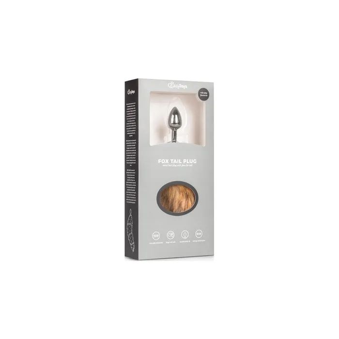 Anal Fetish Collection Easy Toys Fox Tail No 1 Silver Plug