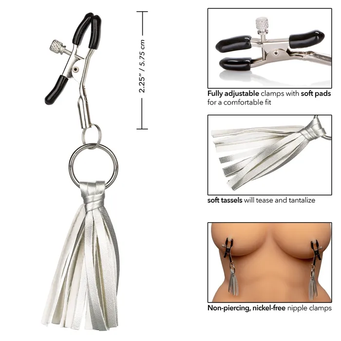 CalExotics Nipple Play Playful Tassels Nipple Clamps Couples CalExotics Nipple Play Playful Tassels Nipple Clamps Couples