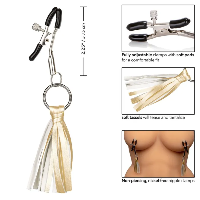 CalExotics Nipple Play Playful Tassels Nipple Clamps Couples CalExotics Nipple Play Playful Tassels Nipple Clamps Couples