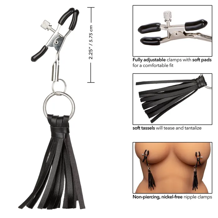 CalExotics Nipple Play Playful Tassels Nipple Clamps Couples CalExotics Nipple Play Playful Tassels Nipple Clamps Couples