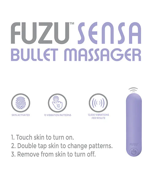 Deeva Female Sex Toys Fuzu Skin Activated Rechargeable Bullet Massager