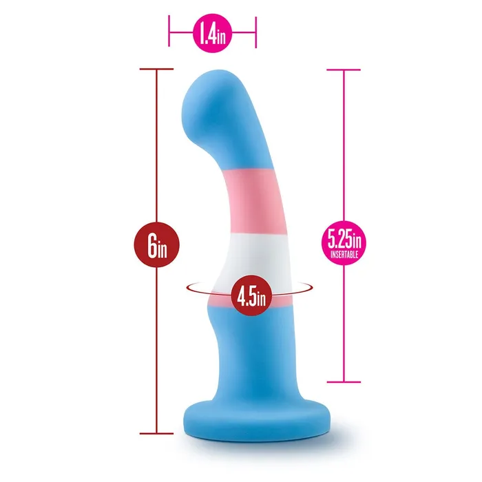 Dildos Blush Novelties Avant Trans Pride P2 Dildo