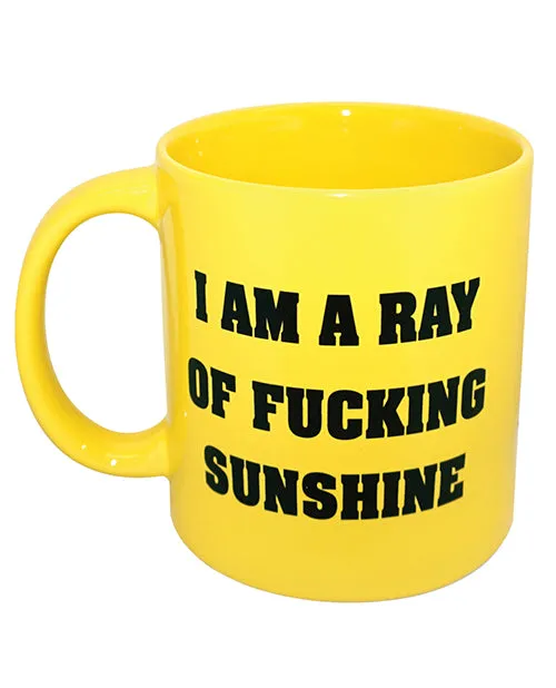 Island Dogs Anal Attitude Mug I Am A Ray Of Fucking Sunshine Yellow