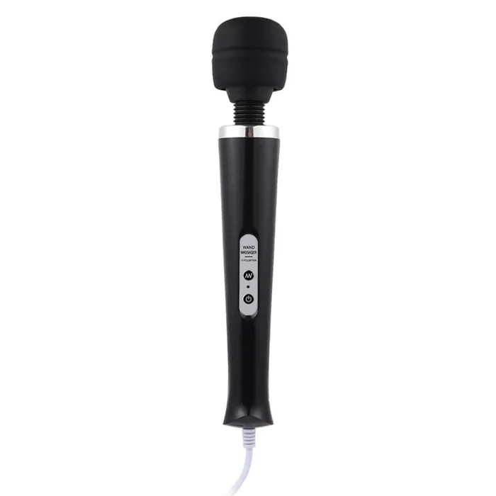 Vibrators Spanksy Spanksy Wand Vibrator Massager 10 Speed Black UK Mains Plug
