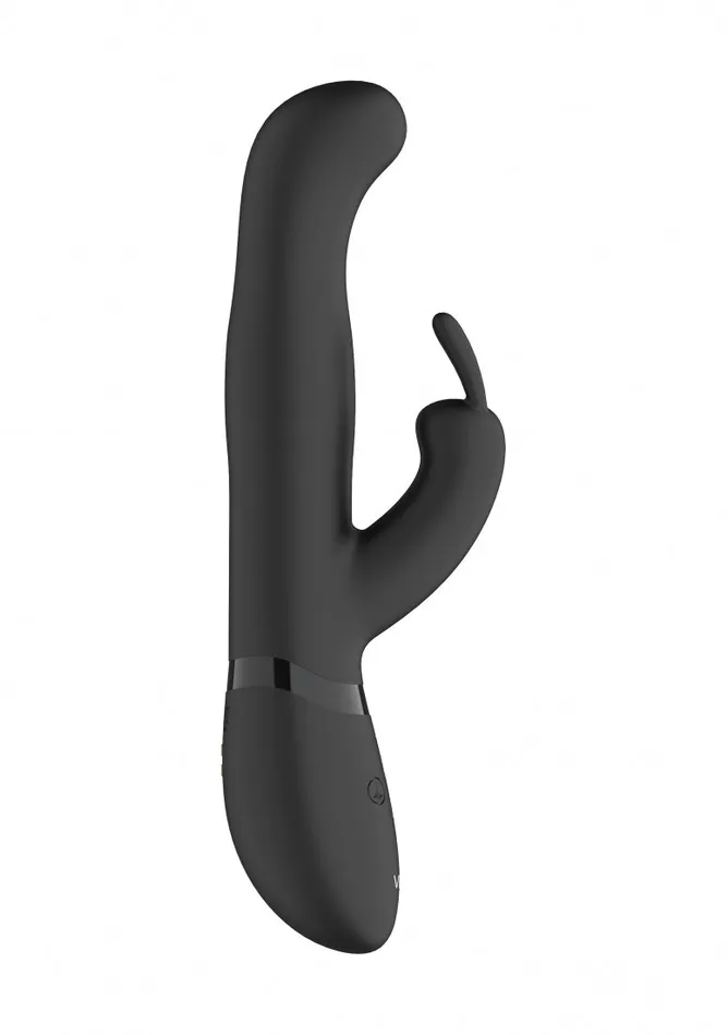 Shots America Vibrators Izara Rotating Beads Rabbit Black