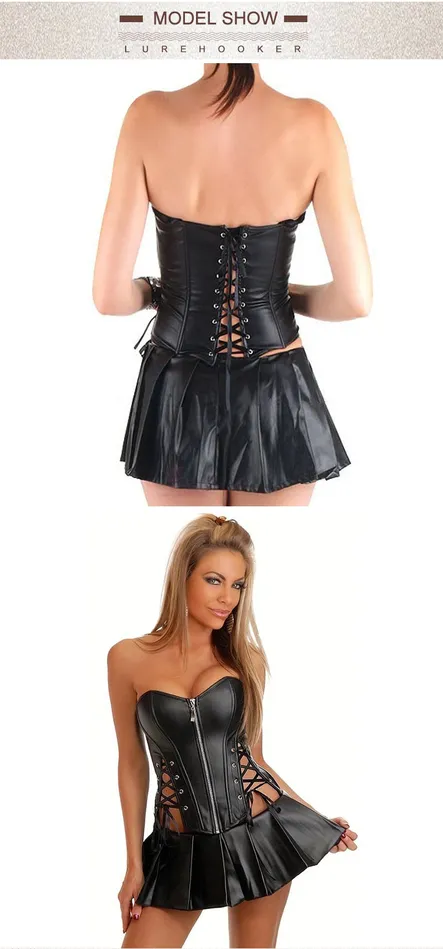 Couples Up to 6XL Sexy Faux Leather Dress Own Pleasures