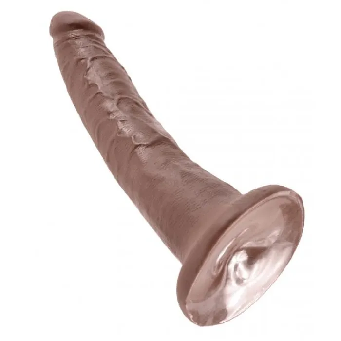 Dildos Pipedream Products King Cock 7 Inch Suction Cup Dildo Chocolate