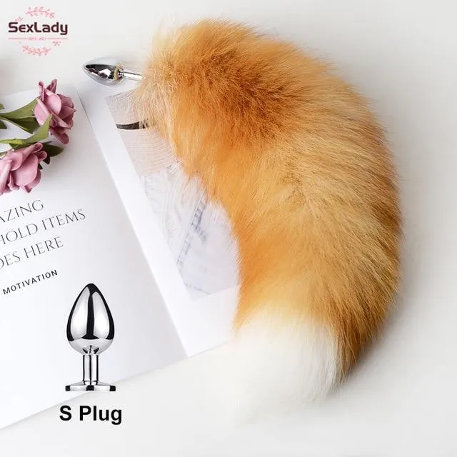 House of Dasein Anal Butt Plug Tails Fluffy Soft Faux Fur Puppy Kitten Fox Tail Anal Bdsm Cosplay Butt Plug