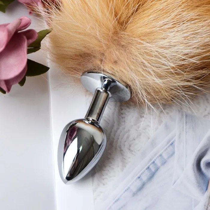 House of Dasein Anal Butt Plug Tails Fluffy Soft Faux Fur Puppy Kitten Fox Tail Anal Bdsm Cosplay Butt Plug
