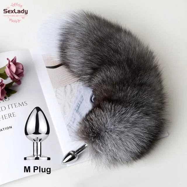 House of Dasein Anal Butt Plug Tails Fluffy Soft Faux Fur Puppy Kitten Fox Tail Anal Bdsm Cosplay Butt Plug