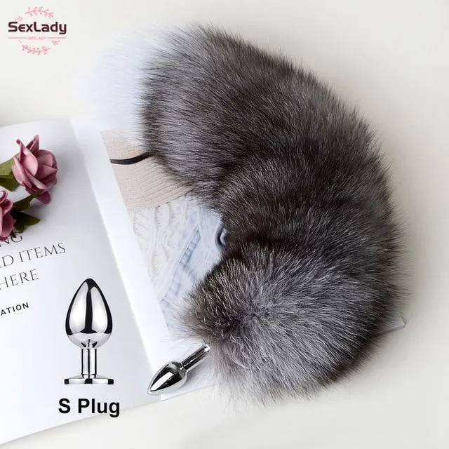 House of Dasein Anal Butt Plug Tails Fluffy Soft Faux Fur Puppy Kitten Fox Tail Anal Bdsm Cosplay Butt Plug