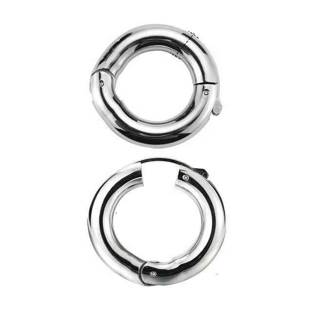 House of Dasein Cock Ball Toys Stainless Steel Ball Stretcher Penis Metal Cock Ring For Men Male Sex Toys