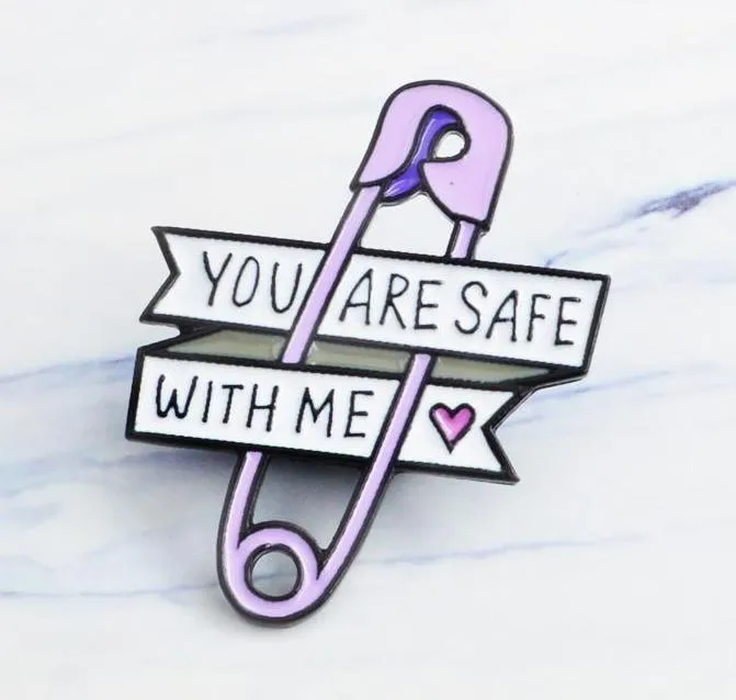House of Dasein Pins Safe Me Pin Women Brooch Jewellery Vibrators