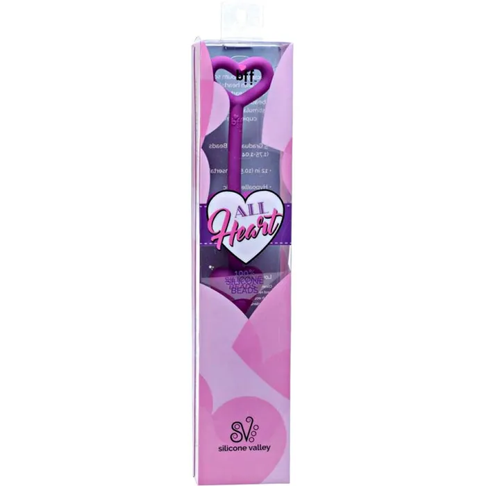 Si Novelties All Heart Anal Beads Pink SI Novelties Anal