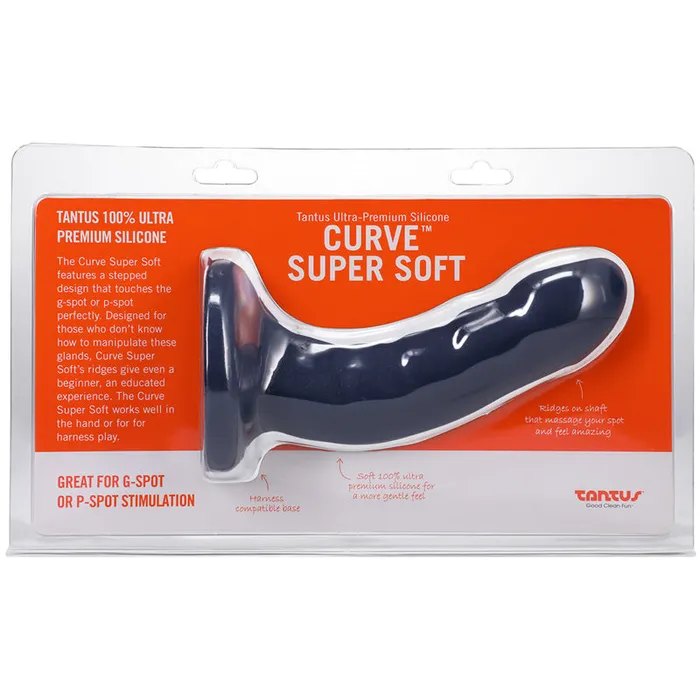 Tantus Vibrators Tantus Curve Mediumfirm Sapphire