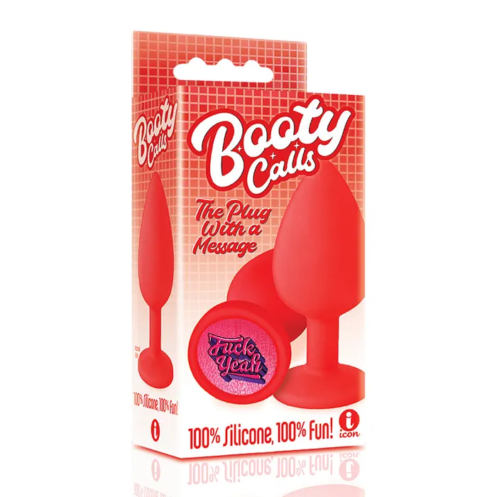 The 9S Booty Calls Butt Plug Red Icon Brands Inc Anal