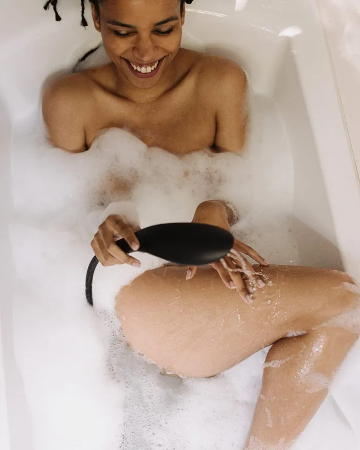 Womanizer Wave Water Pulsing Shower Masturbator Black Womanizer Male Sex Toys