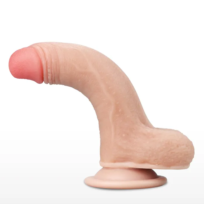 7 Inch Sliding Skin Dual Layer Dong LoveToy Dildos