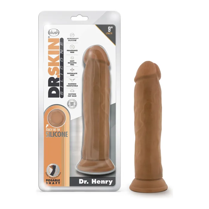 Dr Skin Silicone Dr Henry 9 Inch Dildo With Suction Cup Mocha Blush Novelties Female Sex Toys Dr Skin Silicone Dr Henry 9 Inch Dildo With Suction Cup Mocha Blush Novelties Female Sex Toys