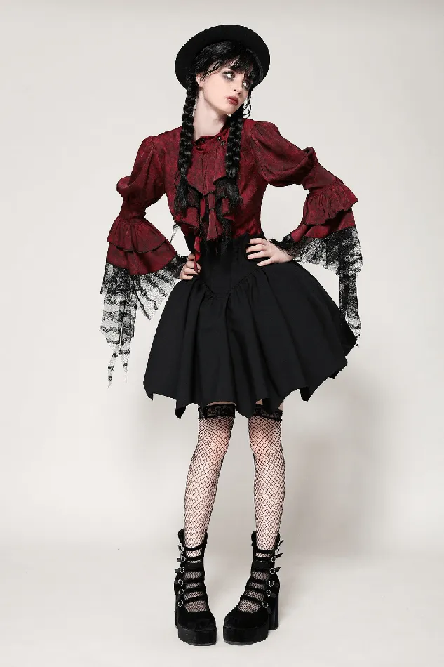 EVEs SECRETS Male Sex Toys Sexy ALine Skirt with Structured Fit and Asymmetrical Hem