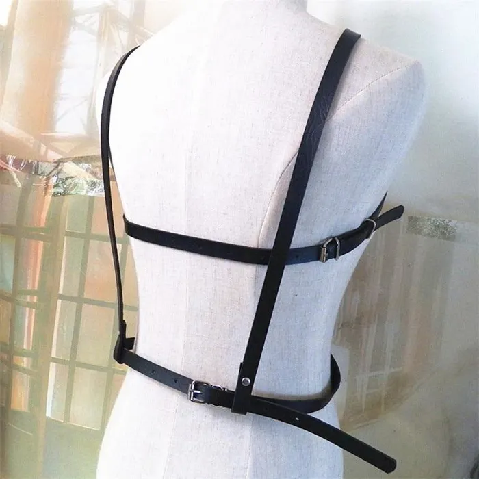 Female Sex Toys EVEs SECRETS Body Harness with Pentagram for Ladies Sexy Bra Belts Body Bondage Fetish Garters