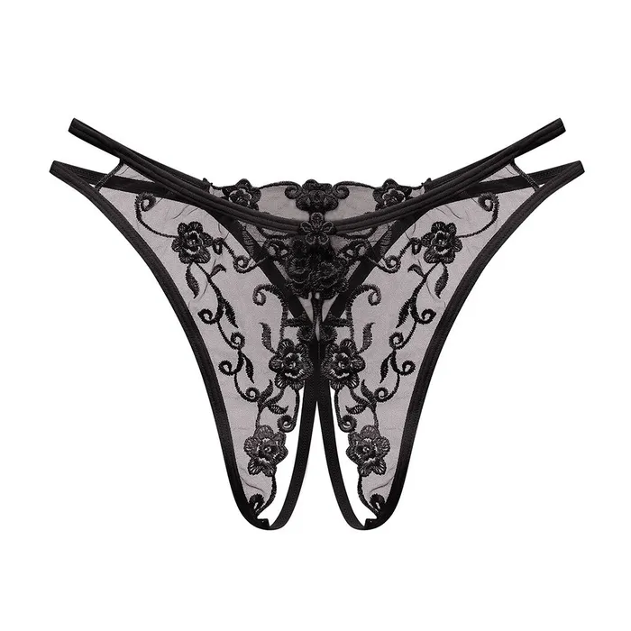 Female Sex Toys Womens Sexy Bikini Panties with Lace Transparent Embroidery Briefs Ladies Mesh Lingerie EVEs SECRETS