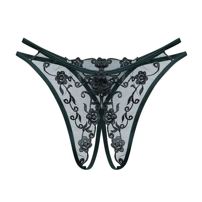 Female Sex Toys Womens Sexy Bikini Panties with Lace Transparent Embroidery Briefs Ladies Mesh Lingerie EVEs SECRETS