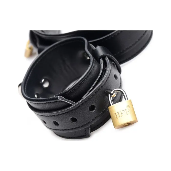 Strict Anal Frog Tie Restraint Set Black