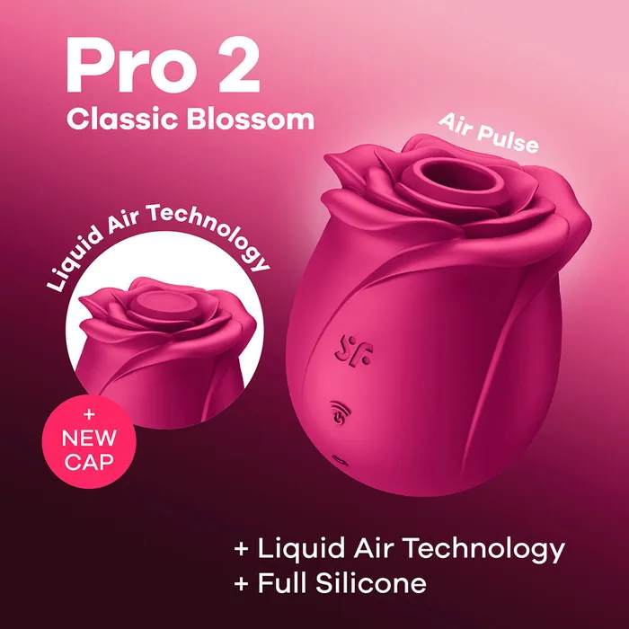 Vibrators Windsor Clitoral Stimulator Rose Satisfyer Pro 2 Classic Blossom