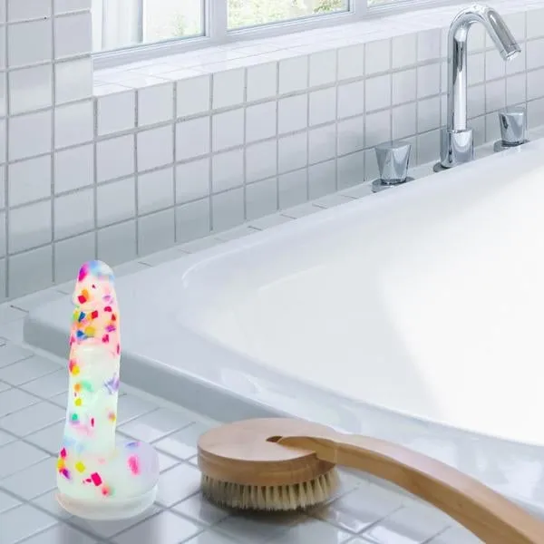 Addiction Dildos Addiction Party Marty Silicone Confetti Dong