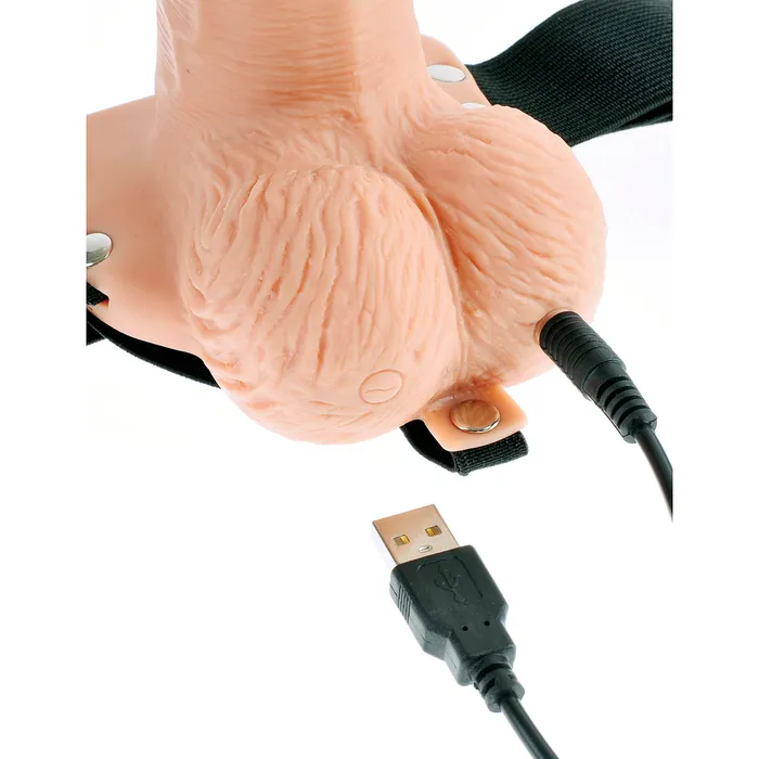Fetish Fantasy Fetish Fantasy 6 Hollow Rechargeable StrapOn with Remote Flesh Female Sex Toys Fetish Fantasy Fetish Fantasy 6 Hollow Rechargeable StrapOn with Remote Flesh Female Sex Toys