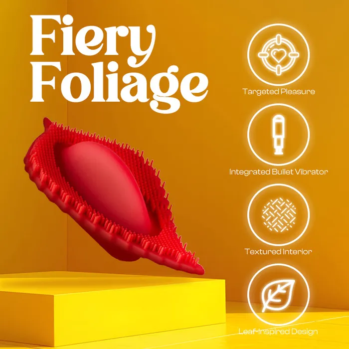FRISKY BUSINESS SG Female Sex Toys Fiery Foliage Wearable Bullet Vibrator