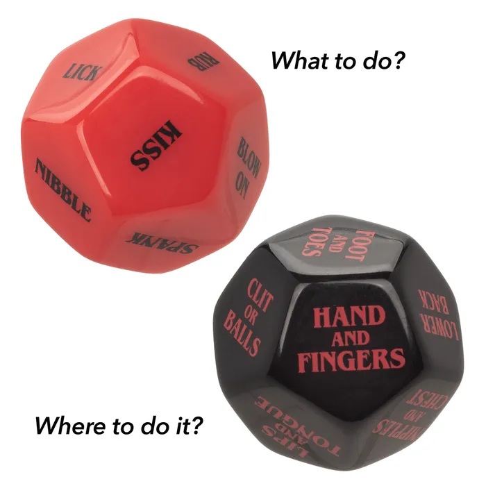 Naughty Bits Roll Play Naughty Dice Set CalExotics Anal