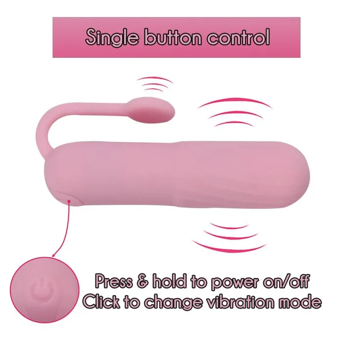 Soft Ridged Strong Bullet Vibrator FRISKY BUSINESS SG Female Sex Toys
