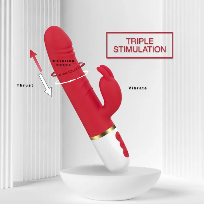 Spinning Sensation Dynamo Triple Stimulation Vibrator FRISKY BUSINESS SG Vibrators